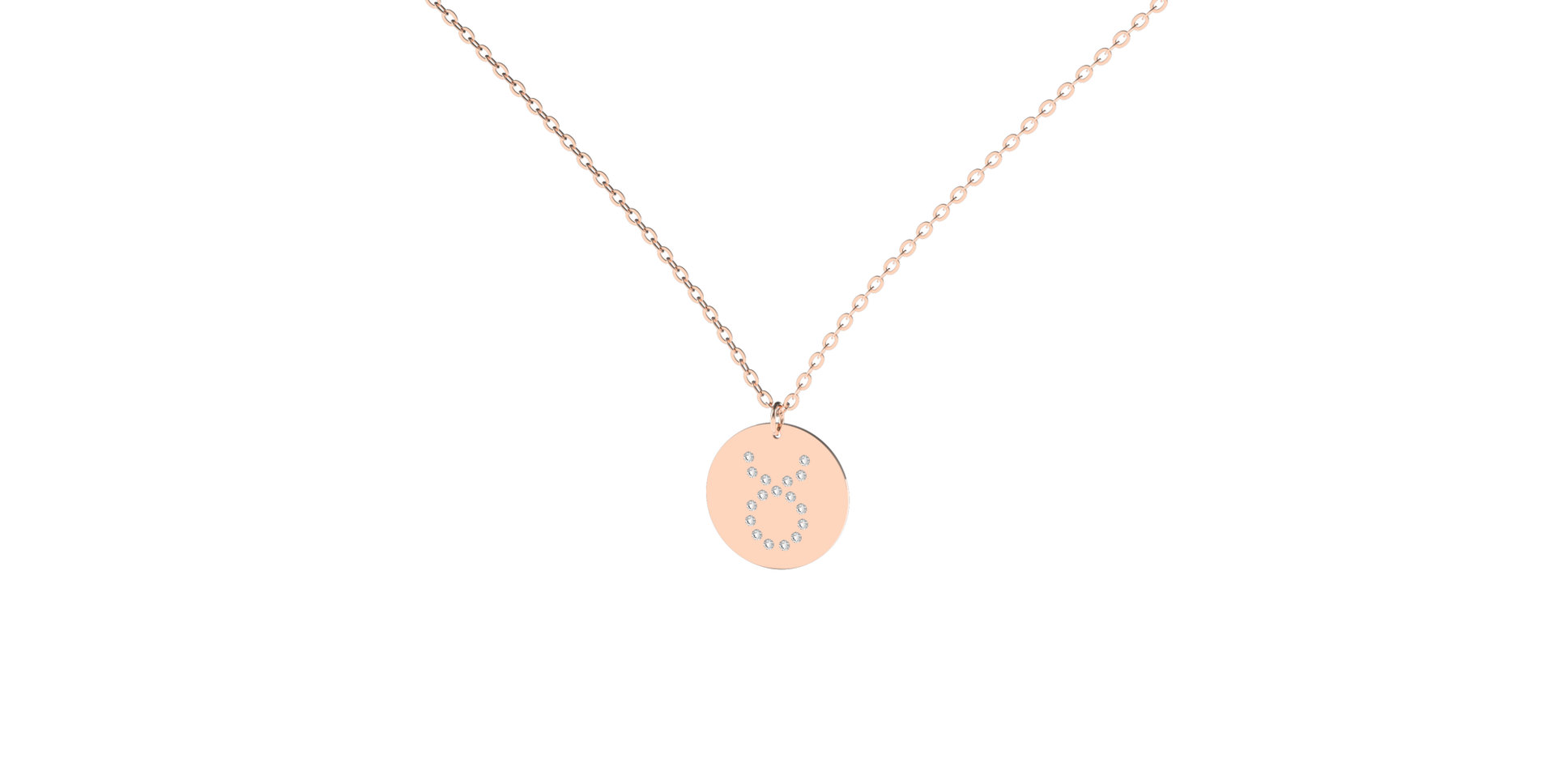 Diamond necklace Taurus
