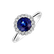 Diamond ring with Sapphire Tender Dream2