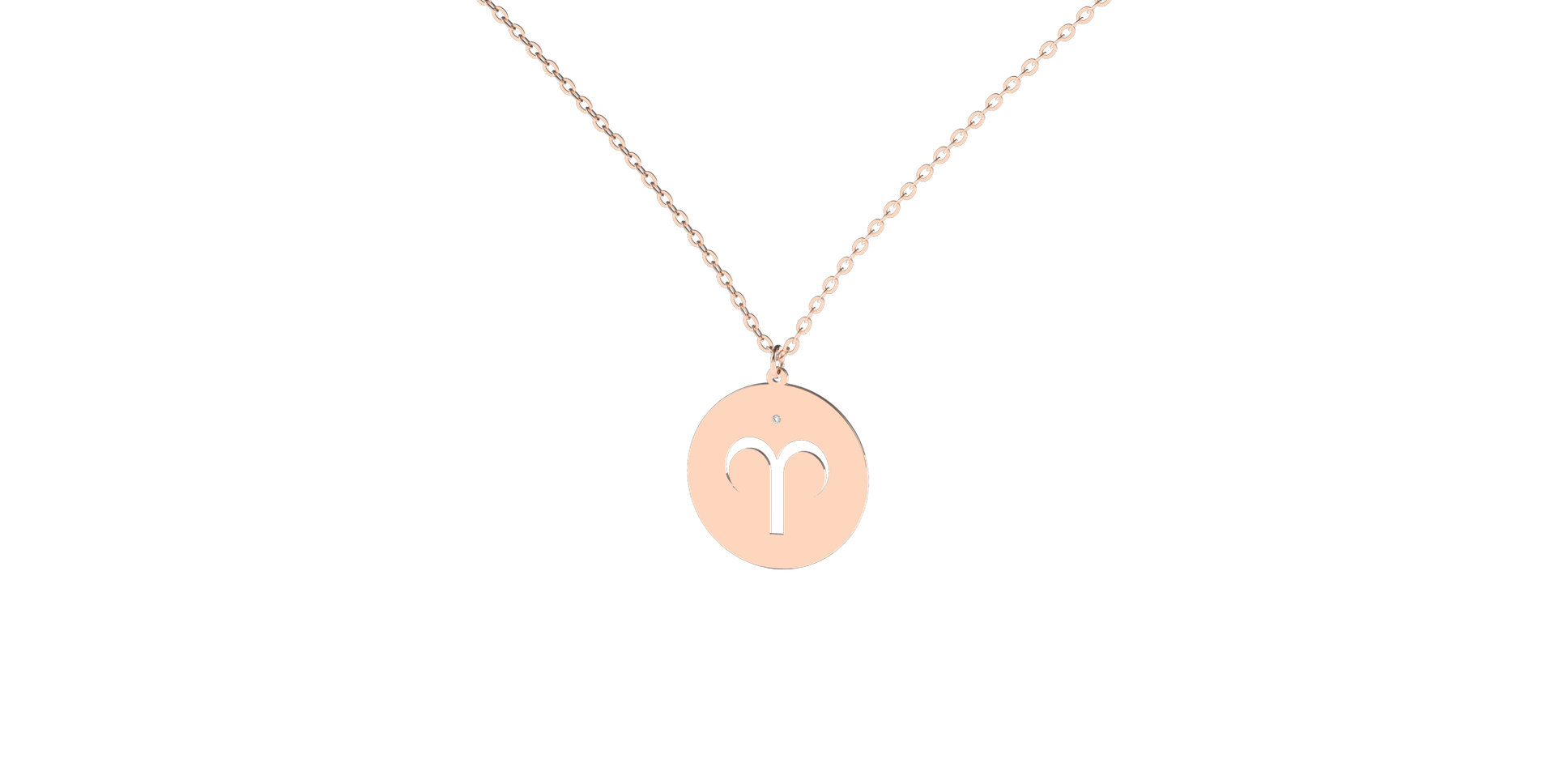 Diamond necklace Aries