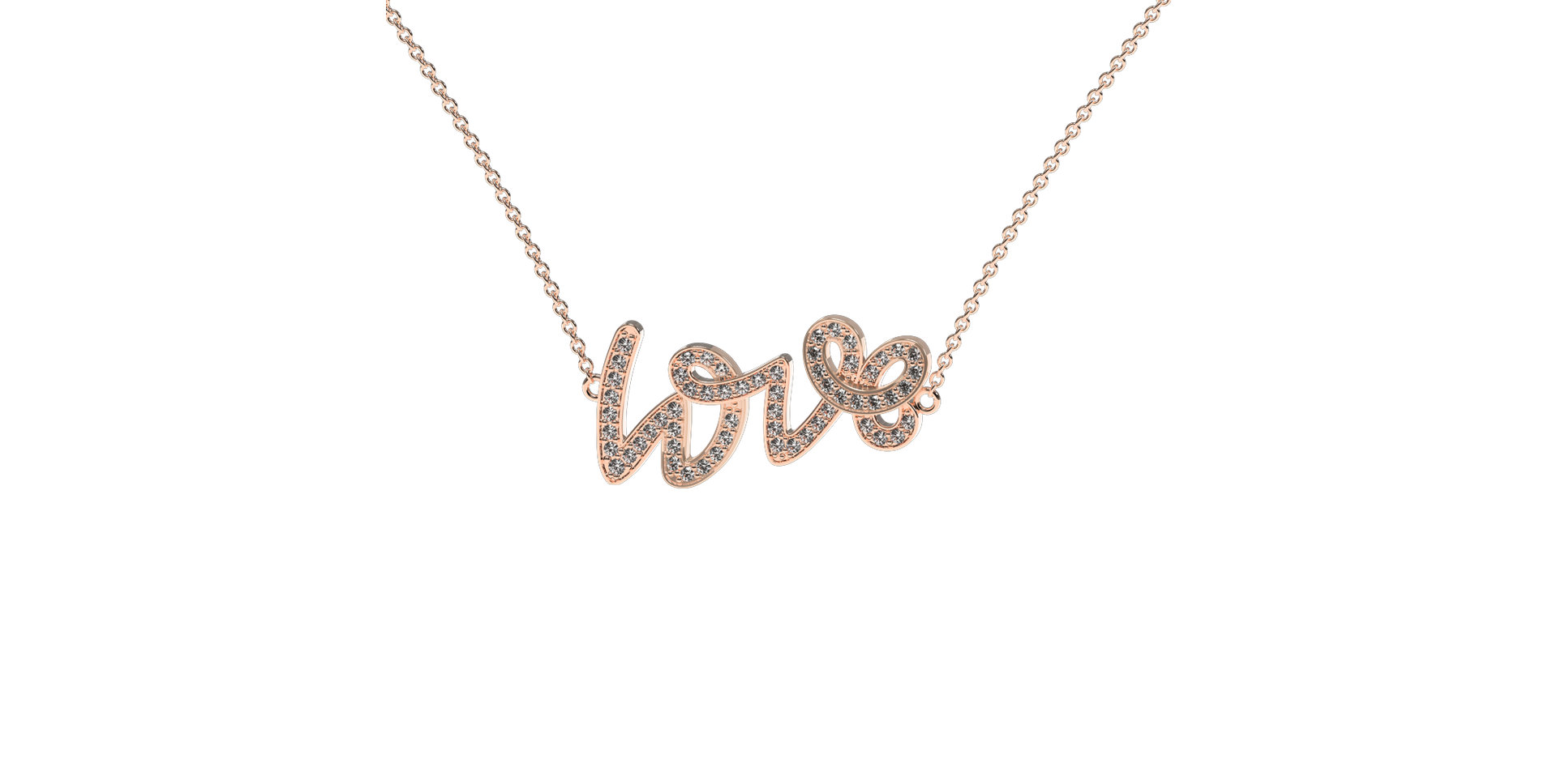 Diamond necklace Diamond Love