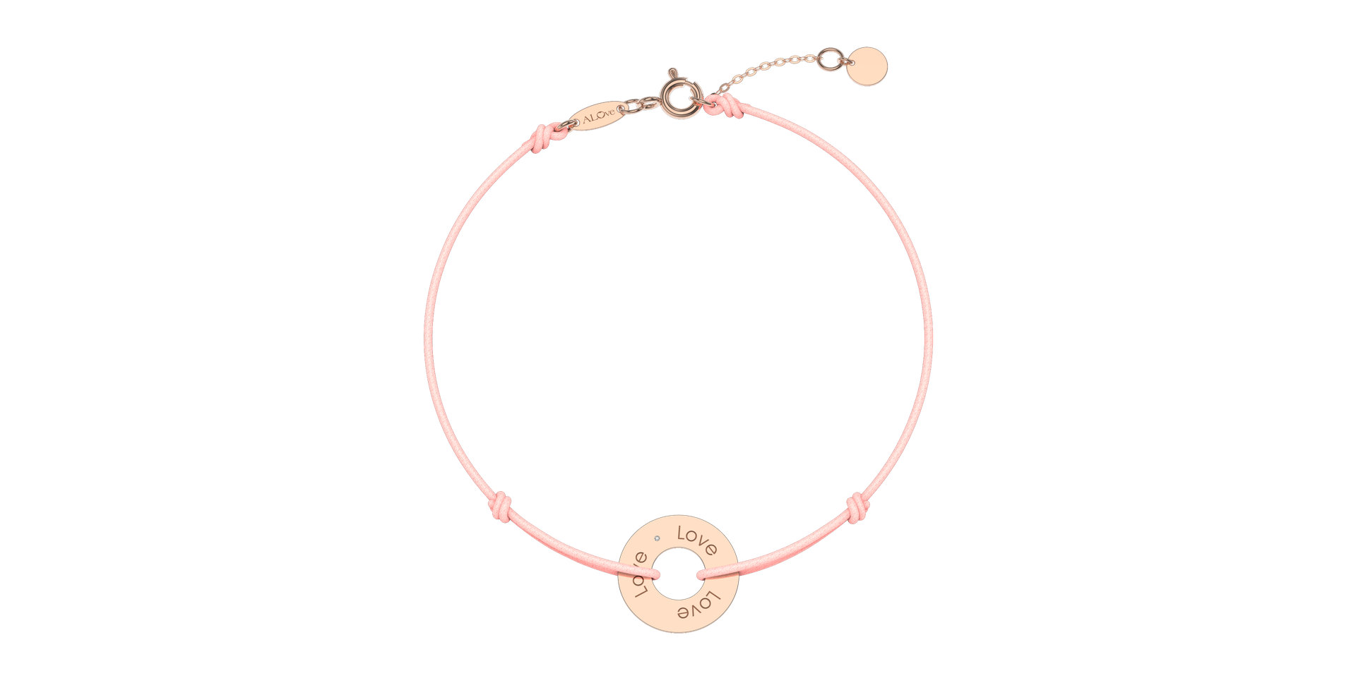 Diamond bracelet Love Circle
