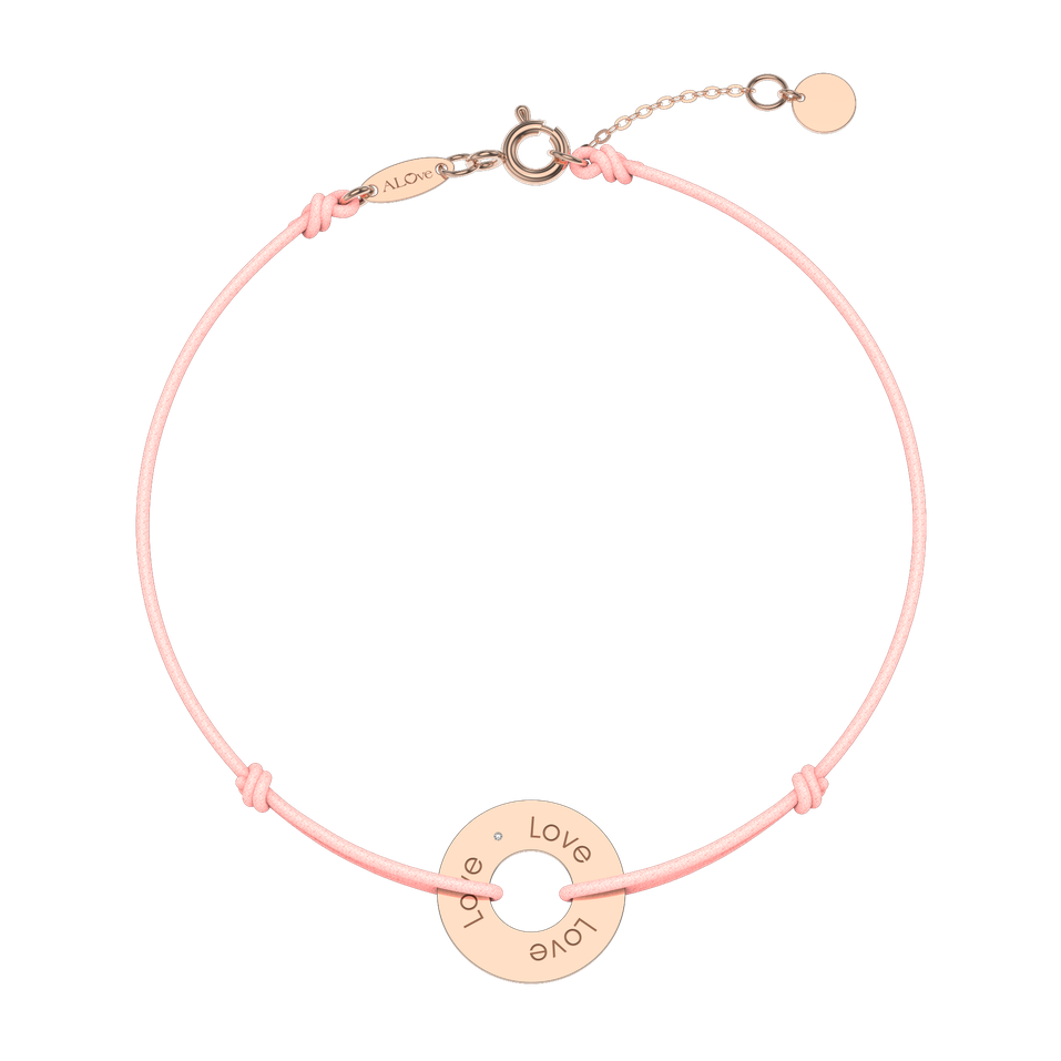 Diamond bracelet Love Circle