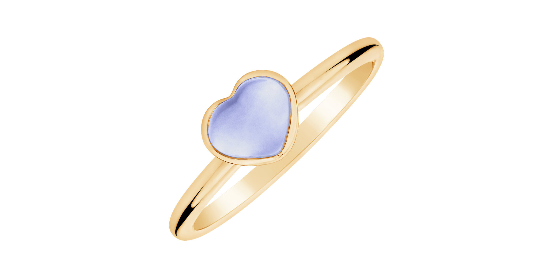 Ring with Blue Chalcedony Bonbon