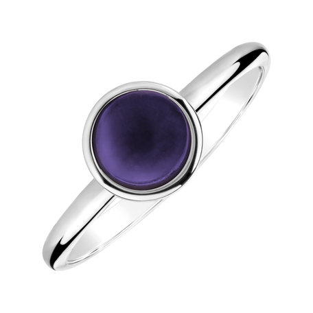 Ring with Iolit Bonbon