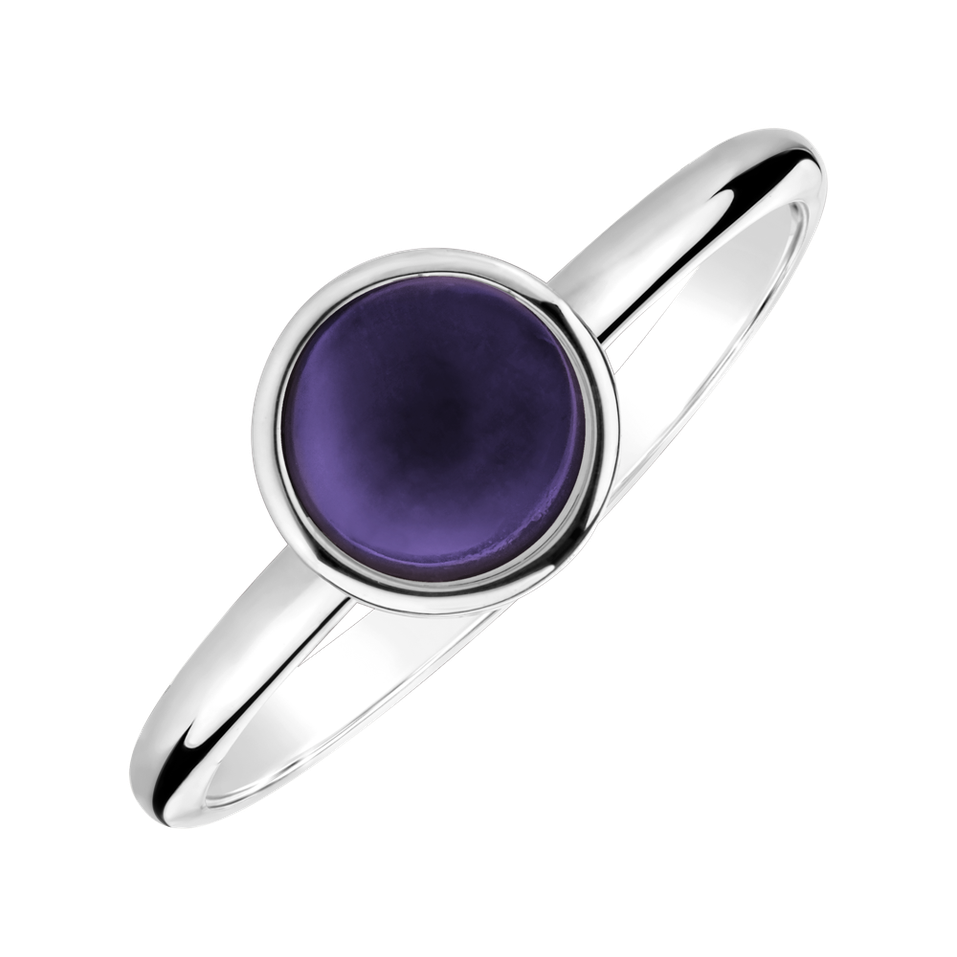 Ring with Iolit Bonbon