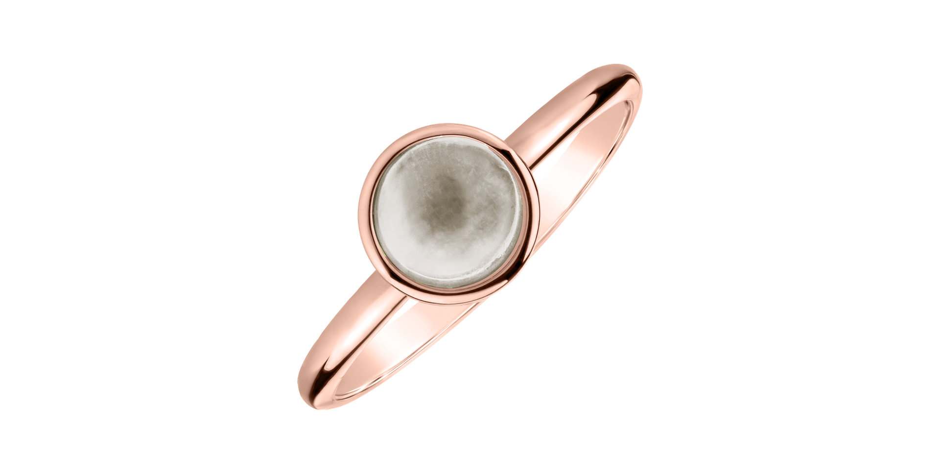 Ring with Moonstone White Bonbon