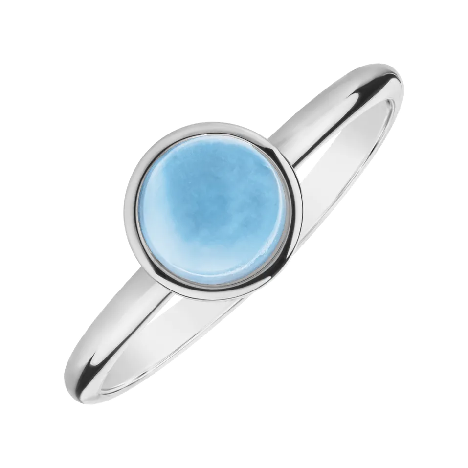 Ring with Topaz Sky Bonbon