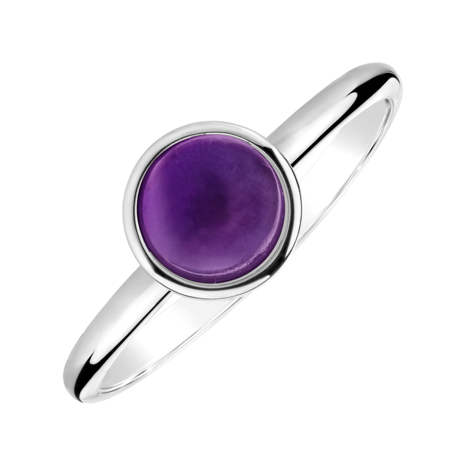 Ring with Amethyst Brazil Bonbon