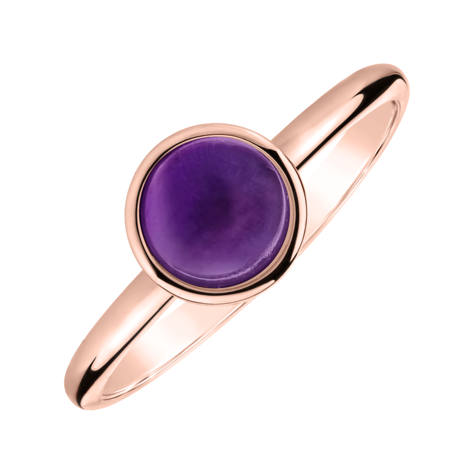 Ring with Amethyst Brazil Bonbon