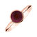 Ring with Pink Garnet Bonbon2