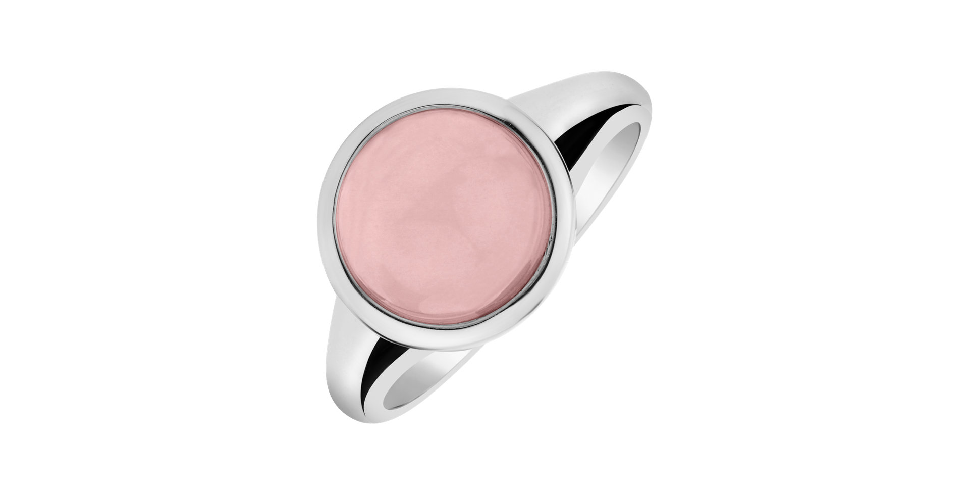 Ring with Rose Quartz Bonbon