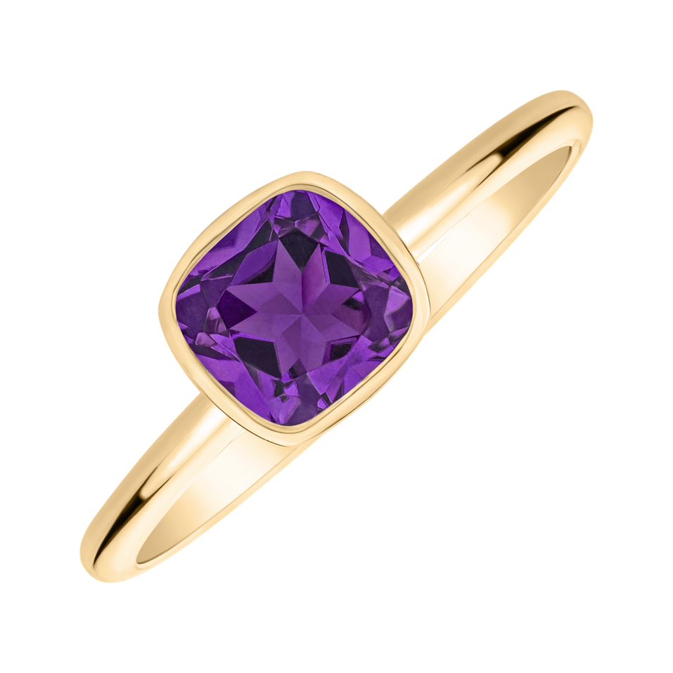Ring with Amethyst Brazil Bonbon
