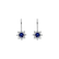 Diamond earrings with Sapphire Celestial Romance2