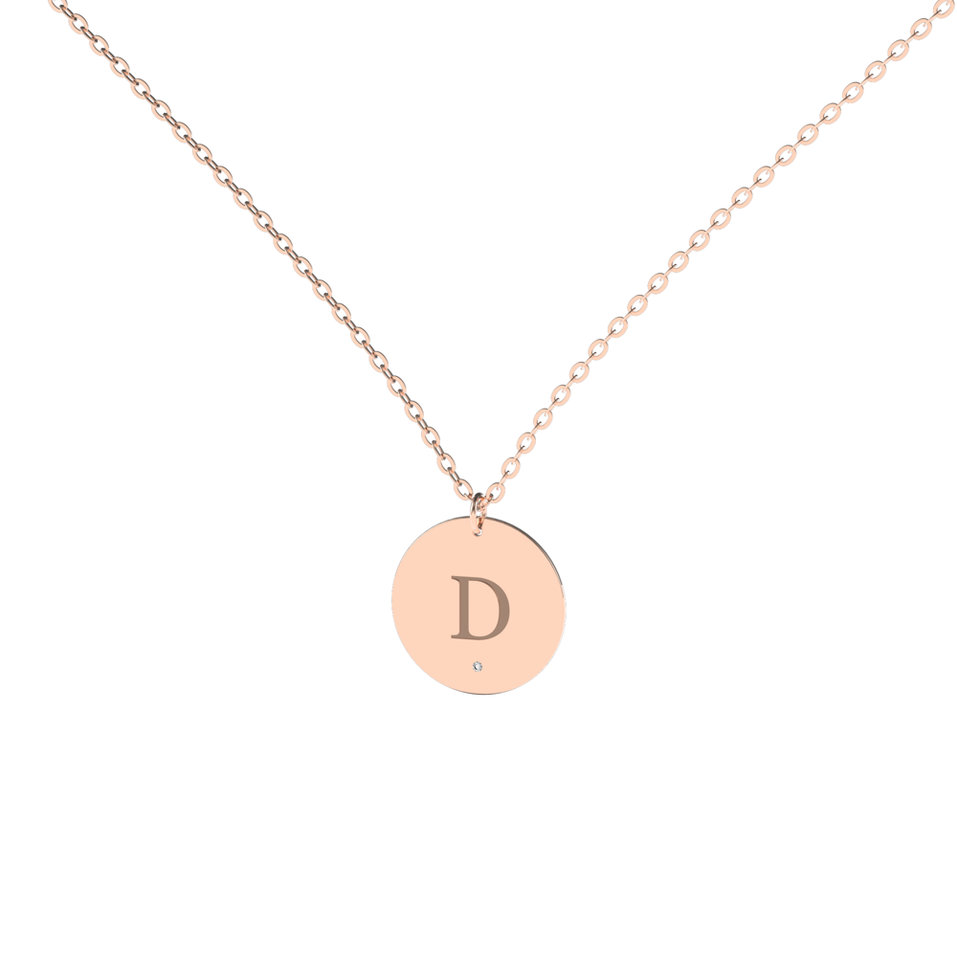 Diamond necklace Big Coins D