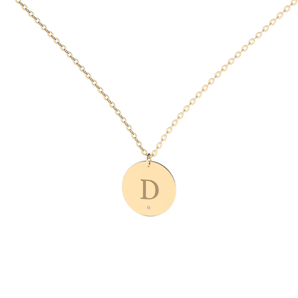 Diamond necklace Big Coins D