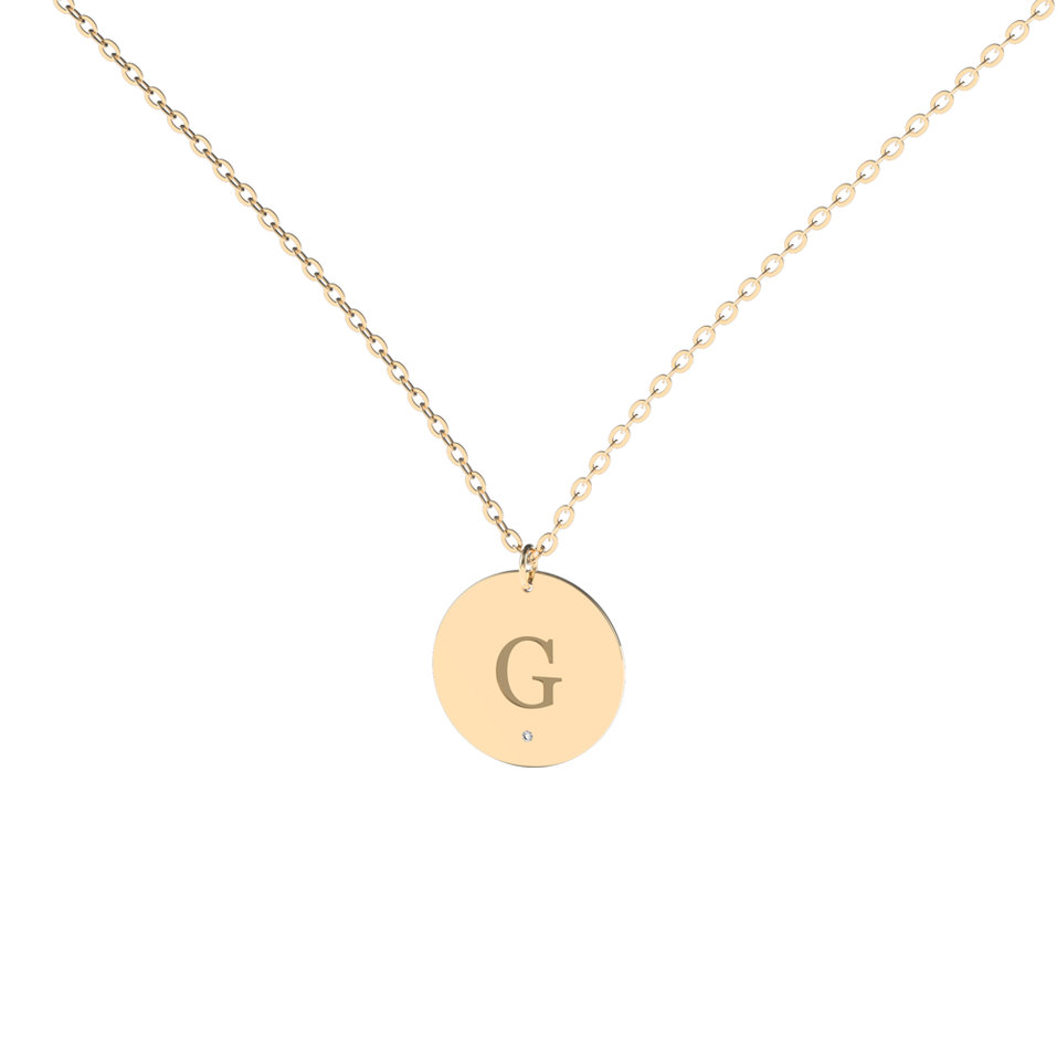 Diamond necklace Big Coins G