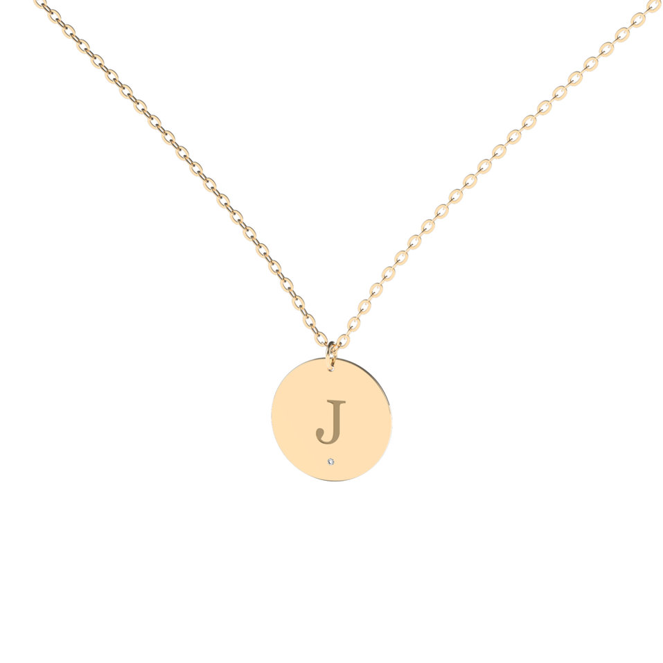 Diamond necklace Big Coins J