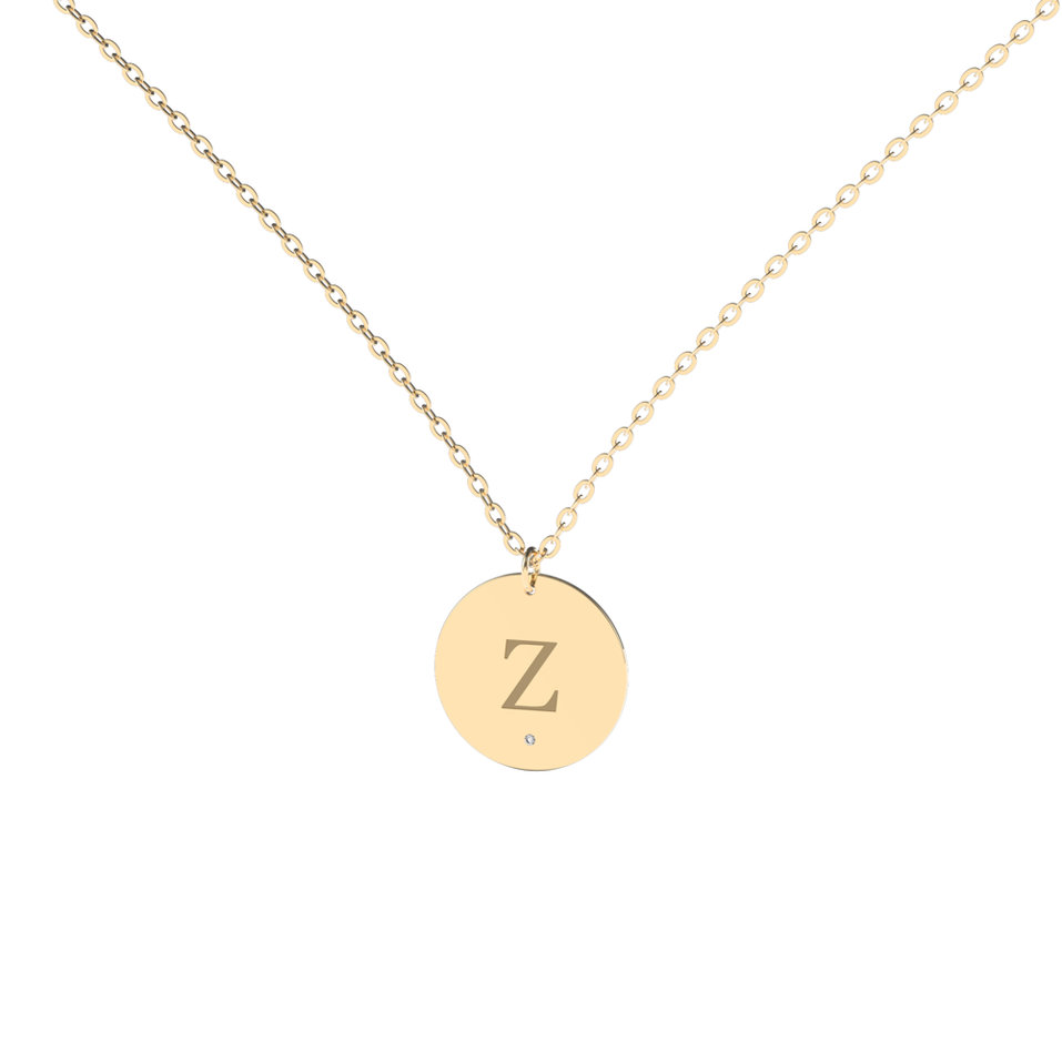 Diamond necklace Big Coins Z