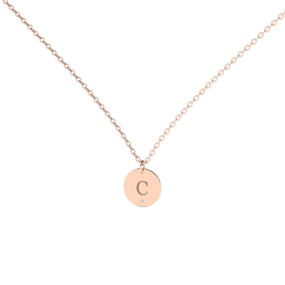 Diamond necklace Little Coins C