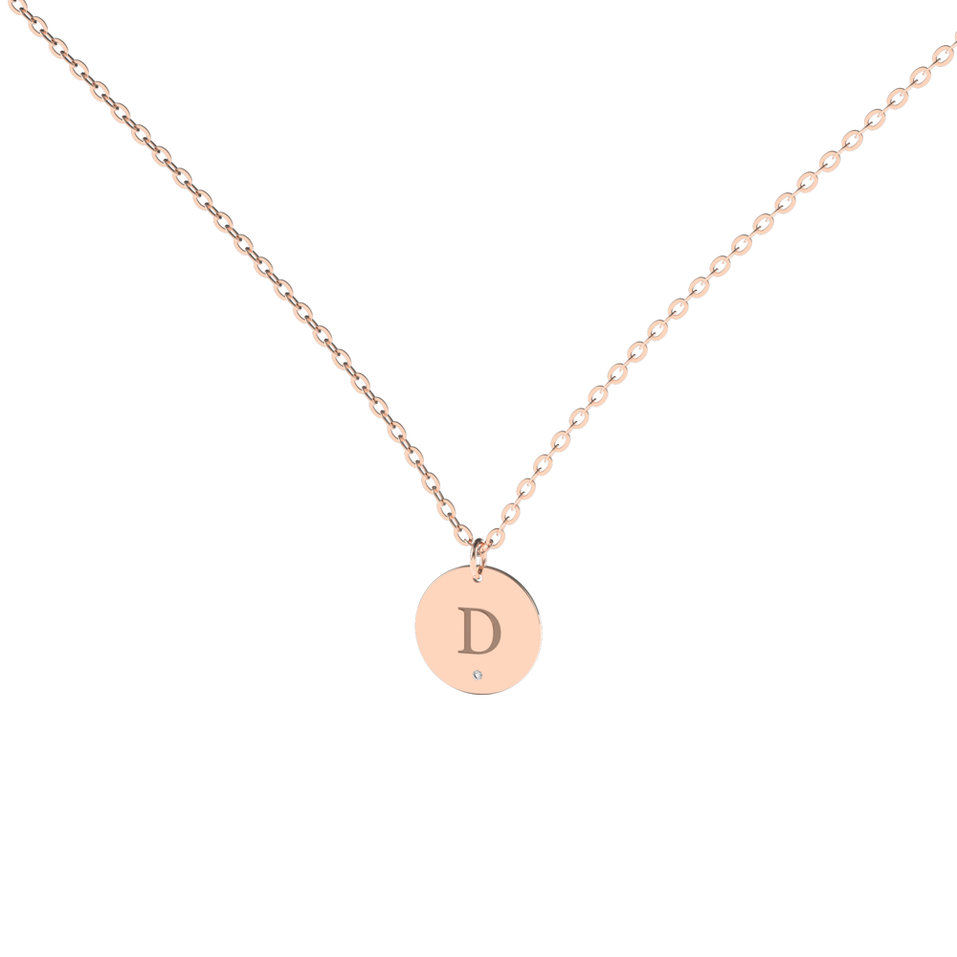 Diamond necklace Little Coins D