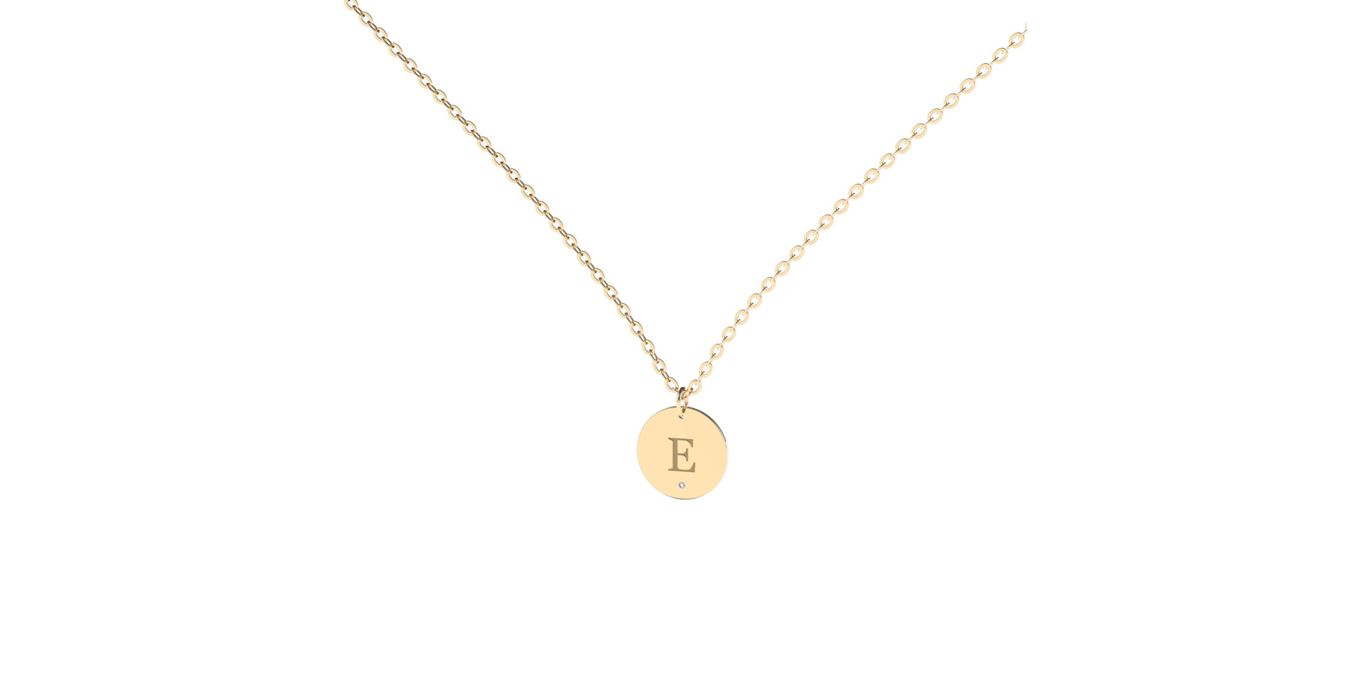 Diamond necklace Little Coins E
