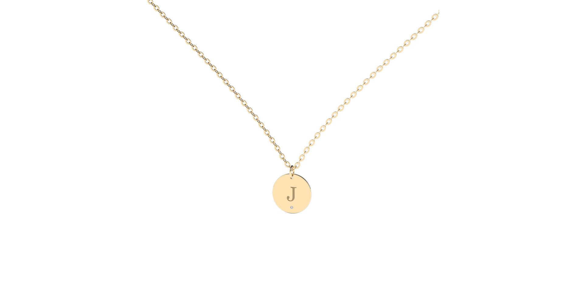 Diamond necklace Little Coins J