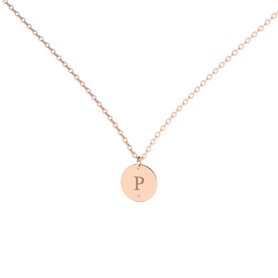 Diamond necklace Little Coins P