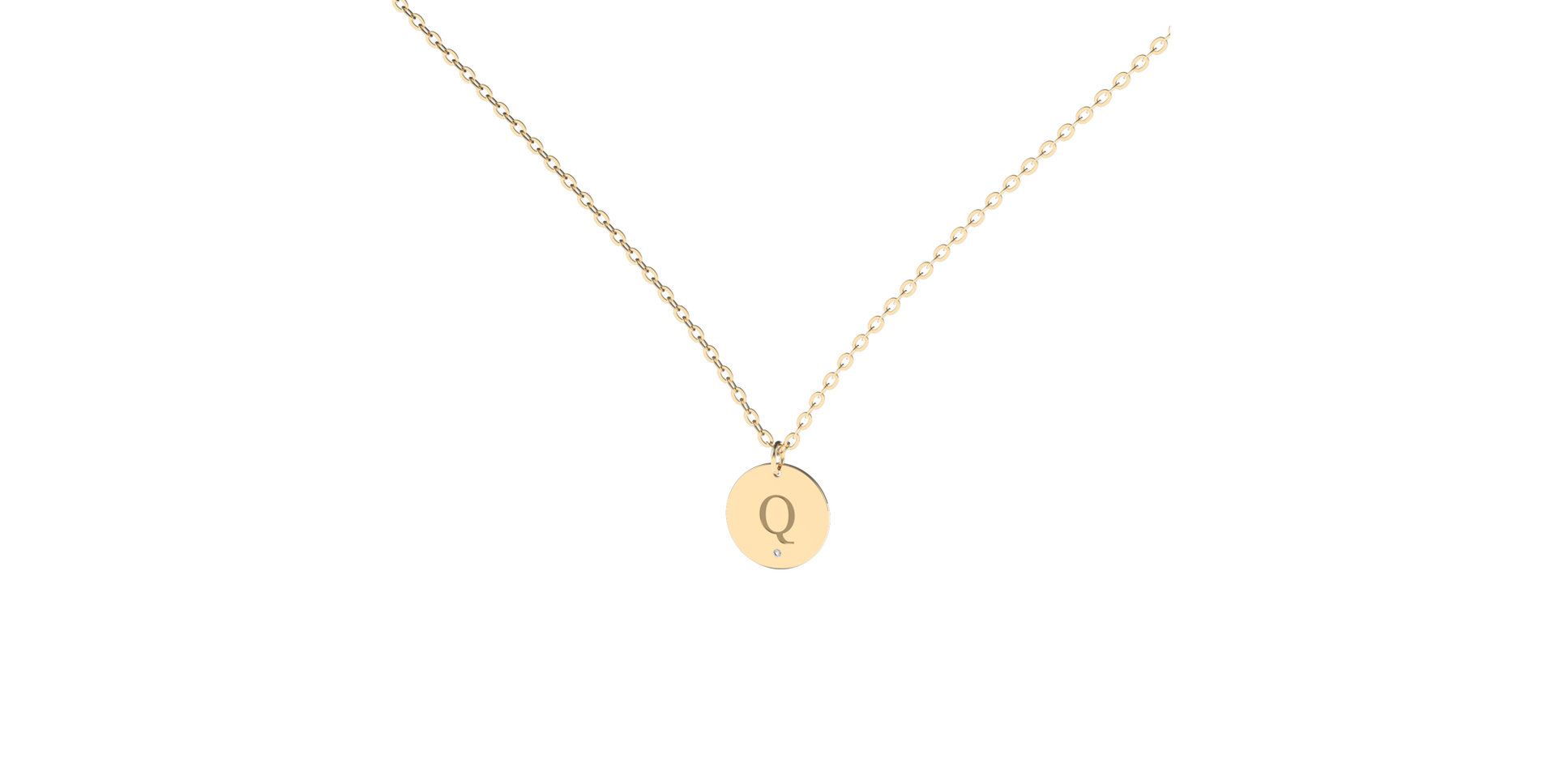 Diamond necklace Little Coins Q