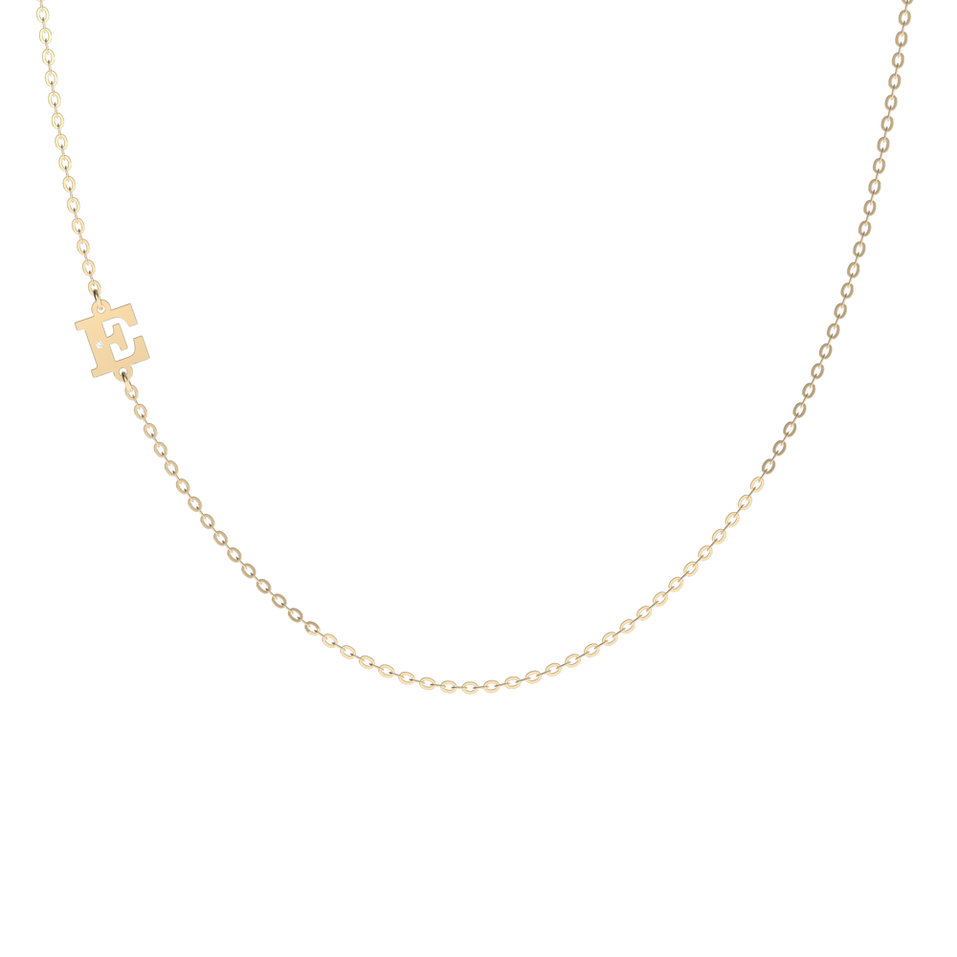 Diamond necklace Big Line E