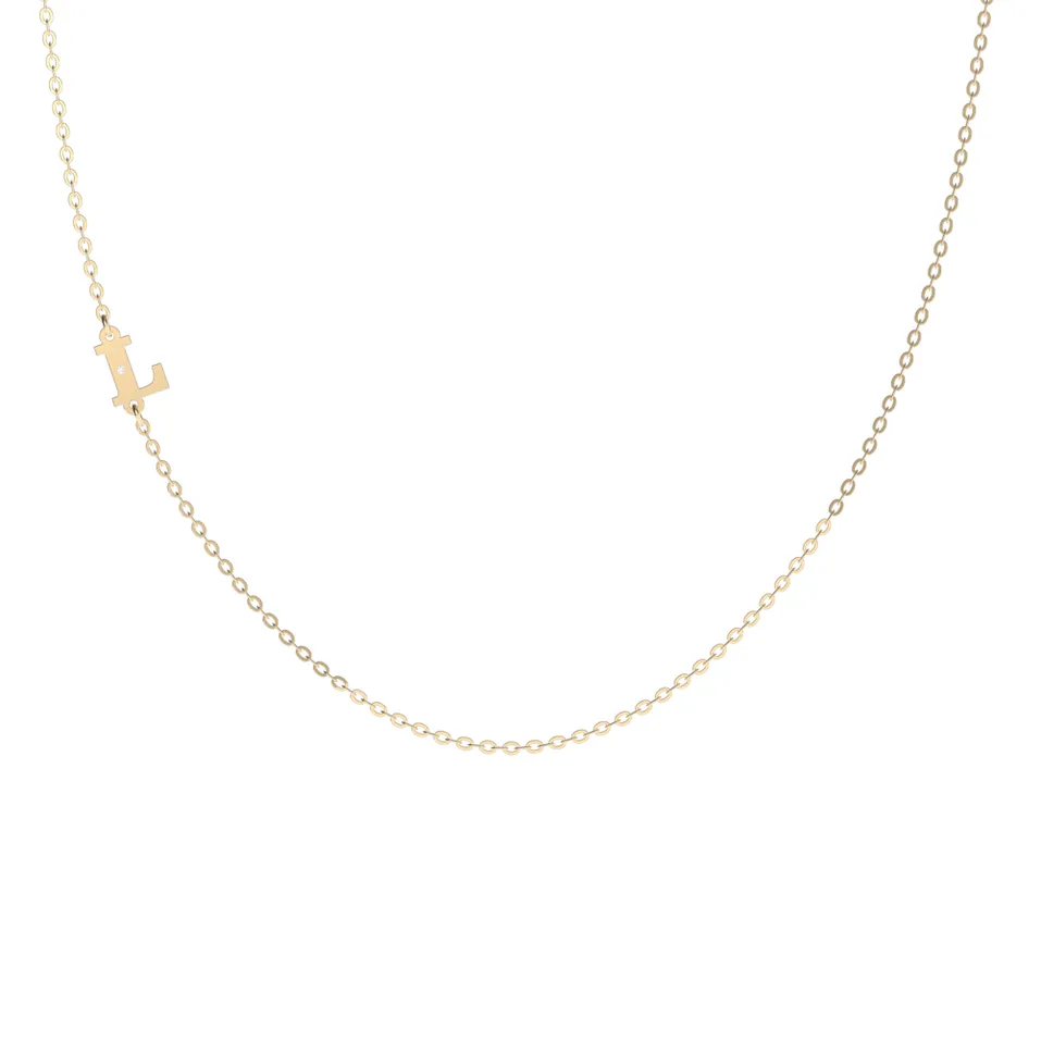 Diamond necklace Big Line L