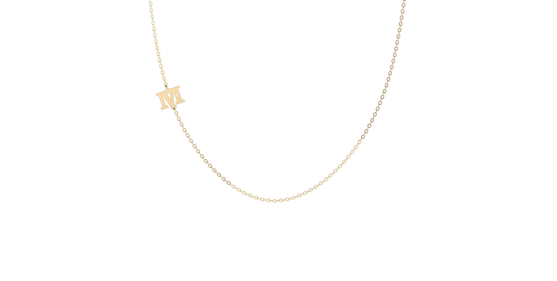 Diamond necklace Big Line M