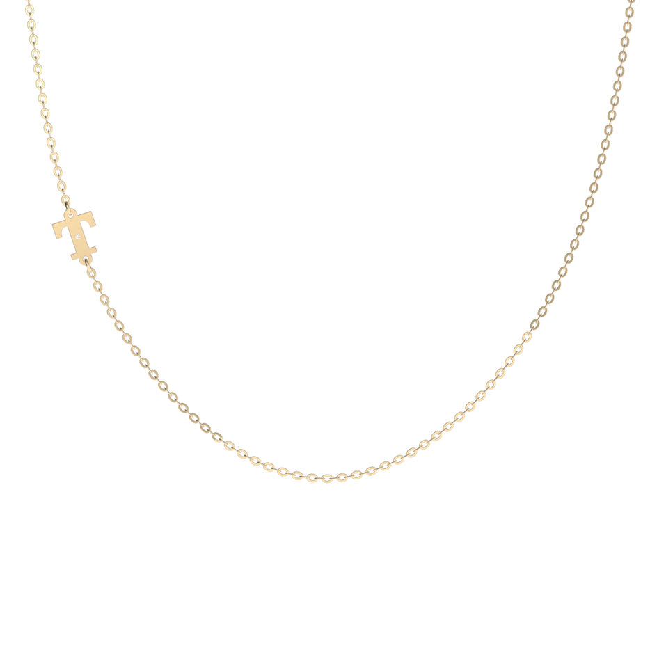 Diamond necklace Big Line T