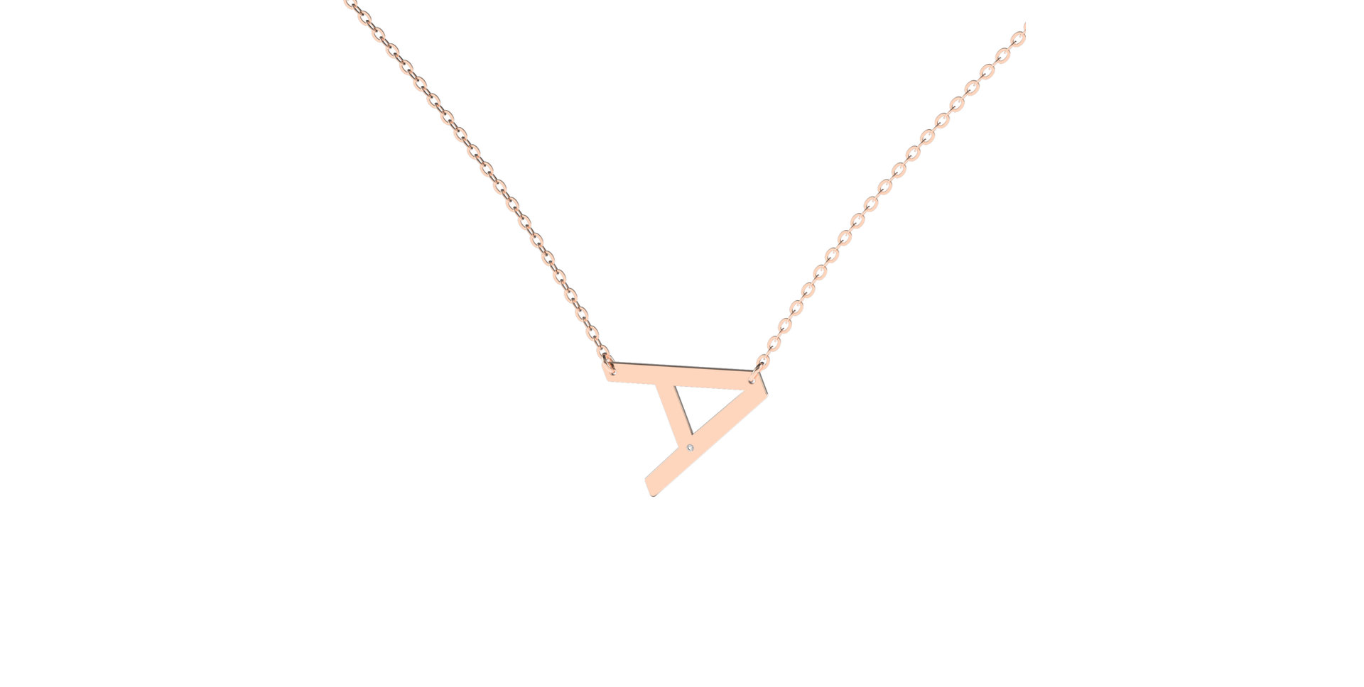 Diamond necklace Big Line A