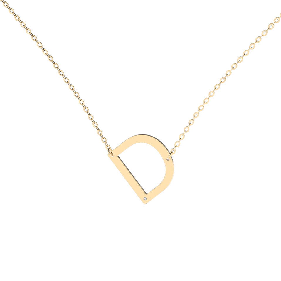 Diamond necklace Big Line D