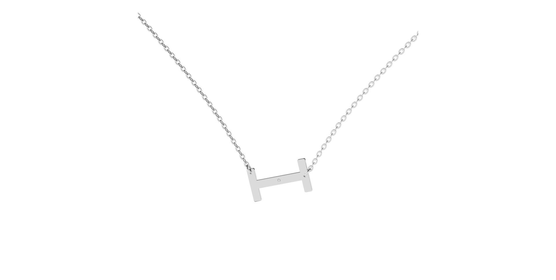 Diamond necklace Big Line I