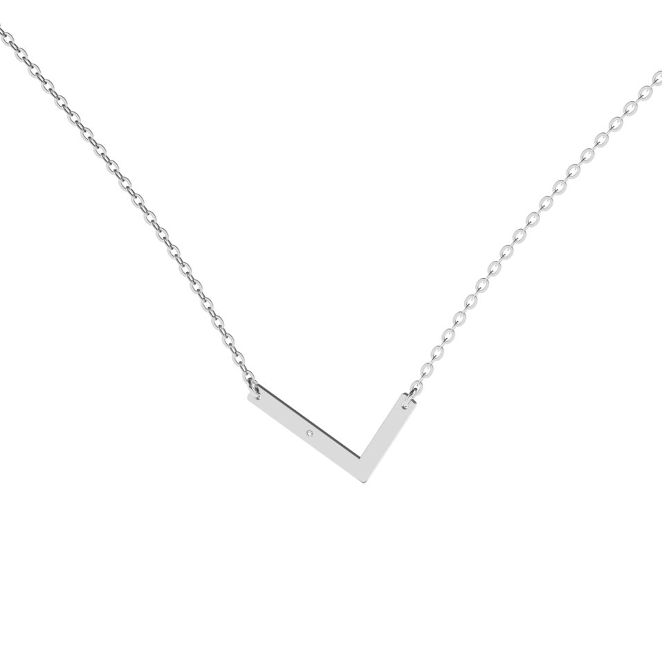 Diamond necklace Big Line L