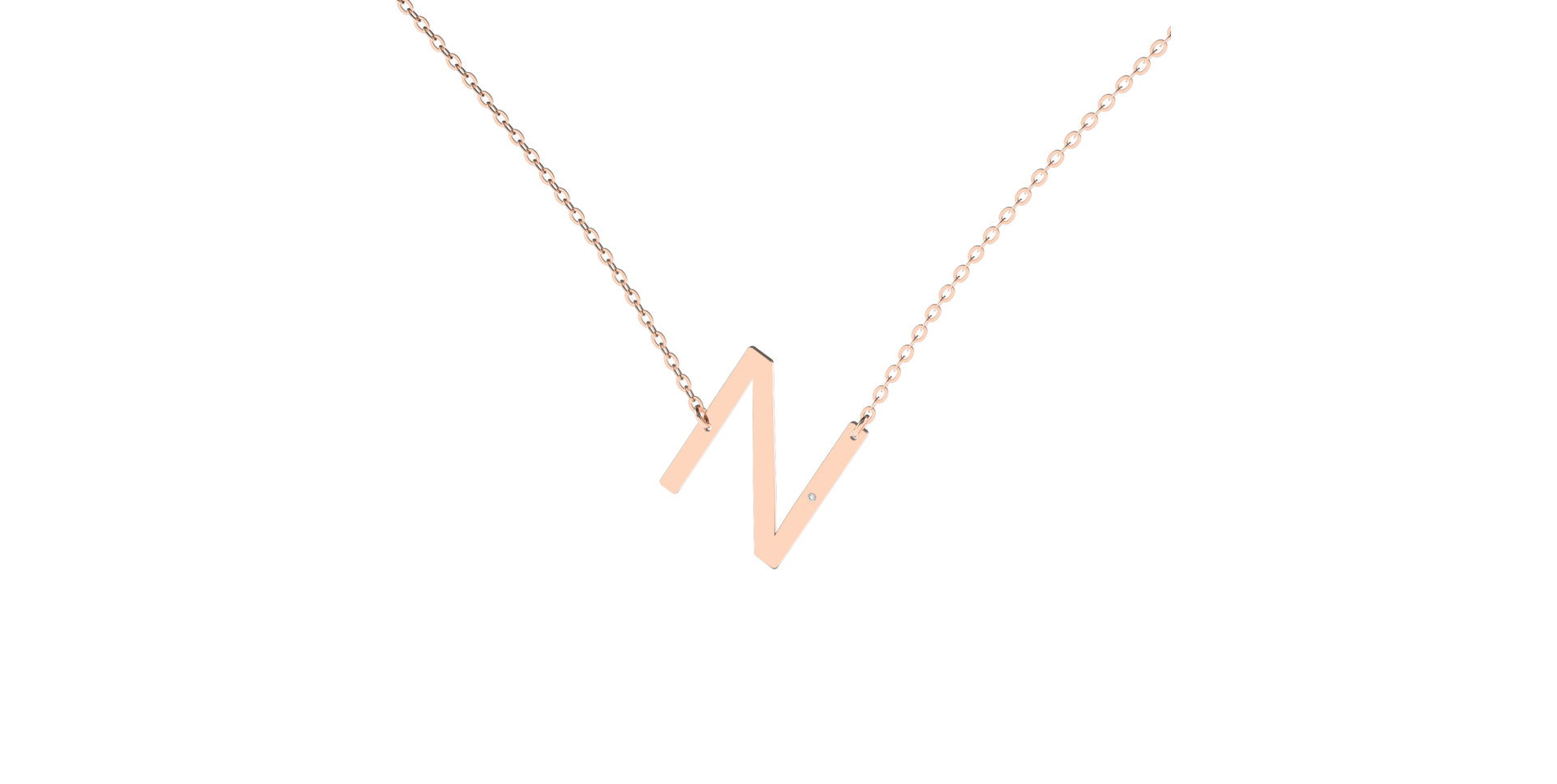 Diamond necklace Big Line N