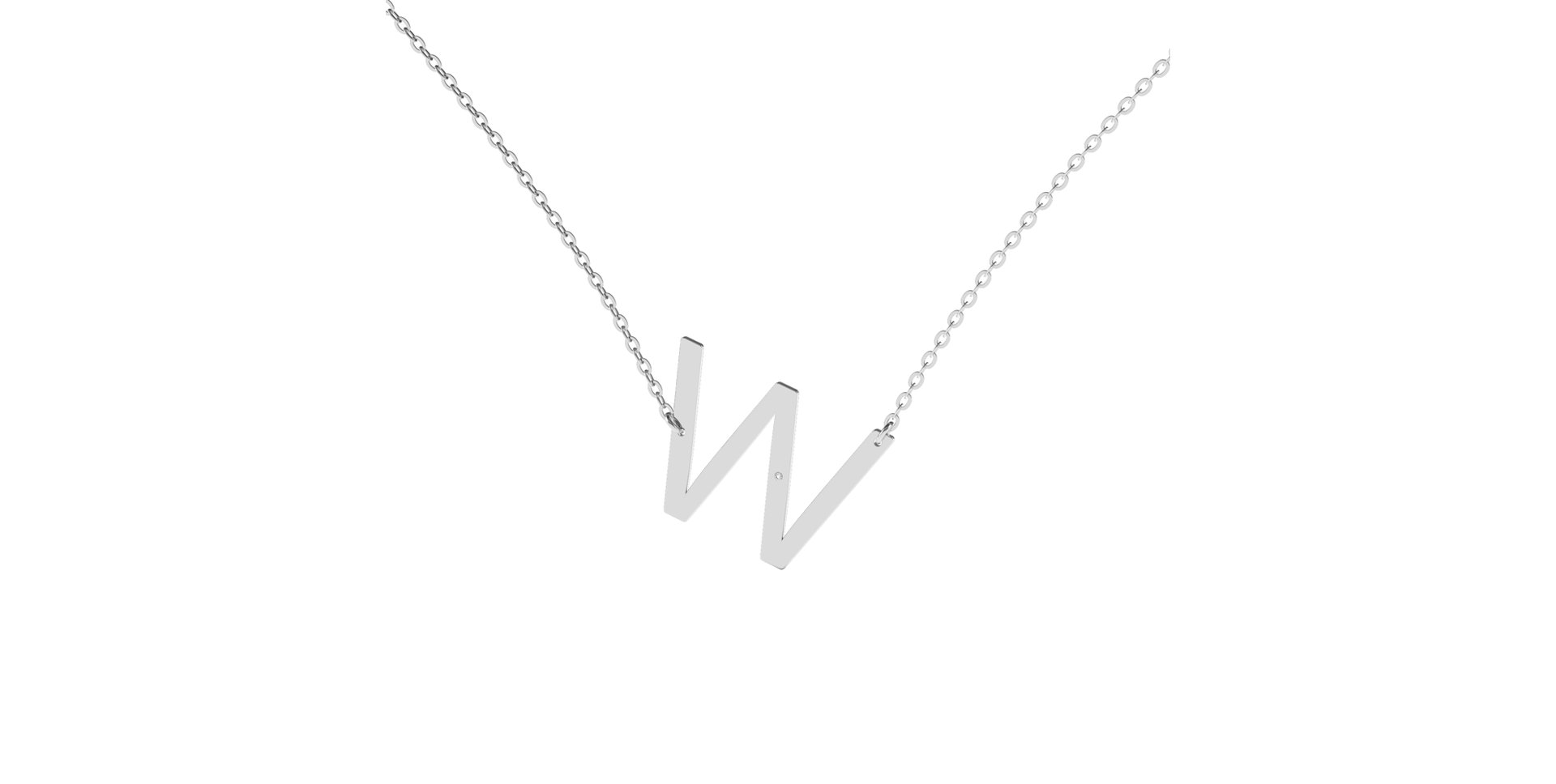 Diamond necklace Big Line W