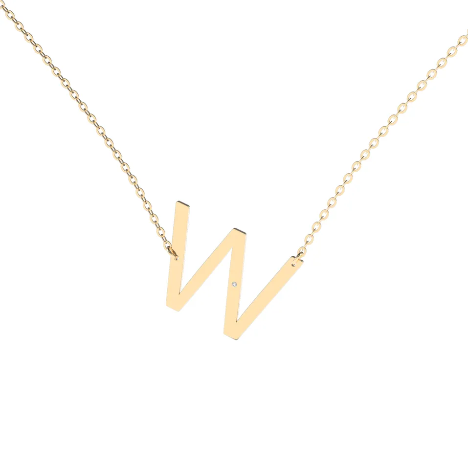 Diamond necklace Big Line W