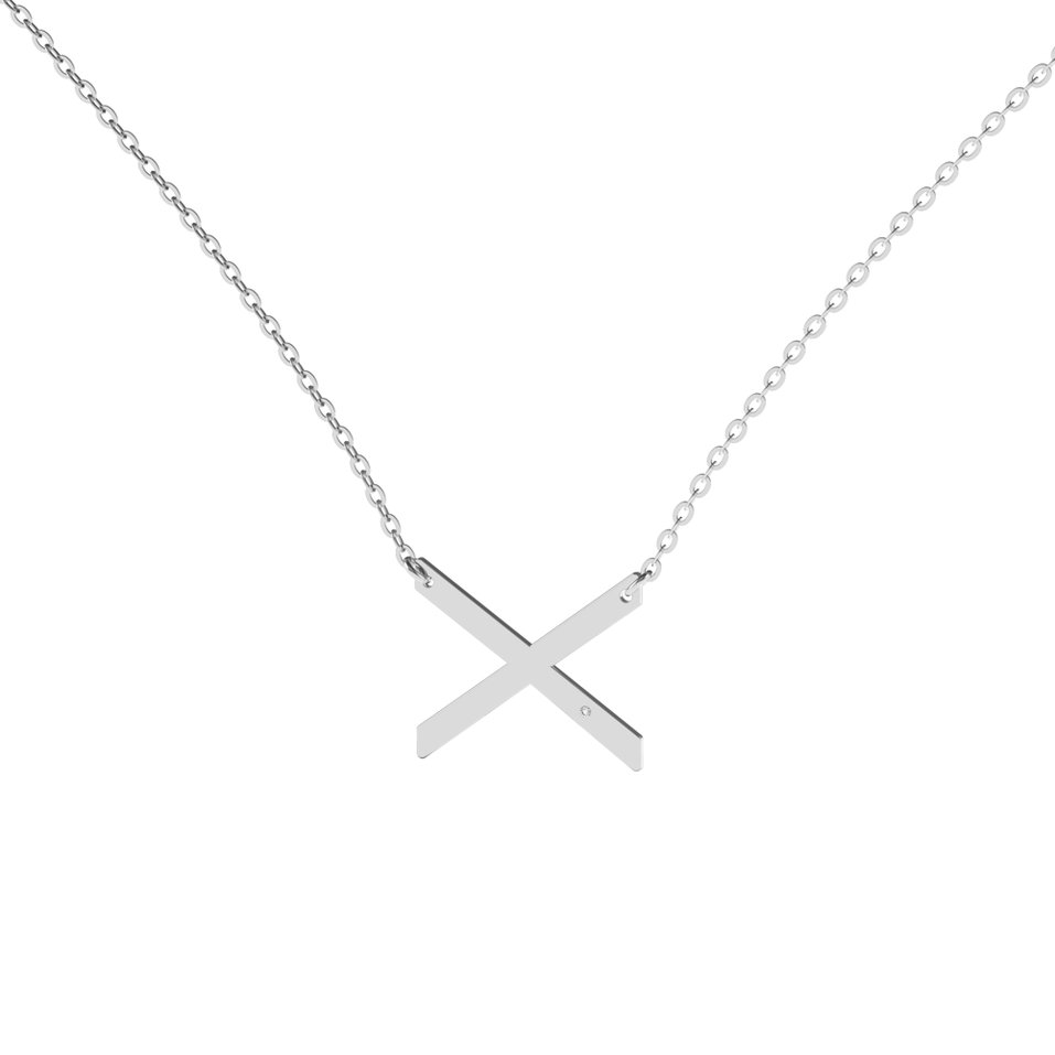 Diamond necklace Big Line X