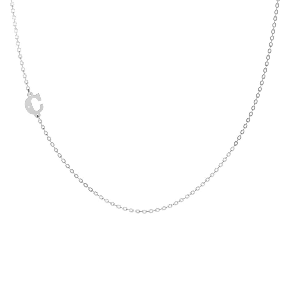 Diamond necklace Big Line C