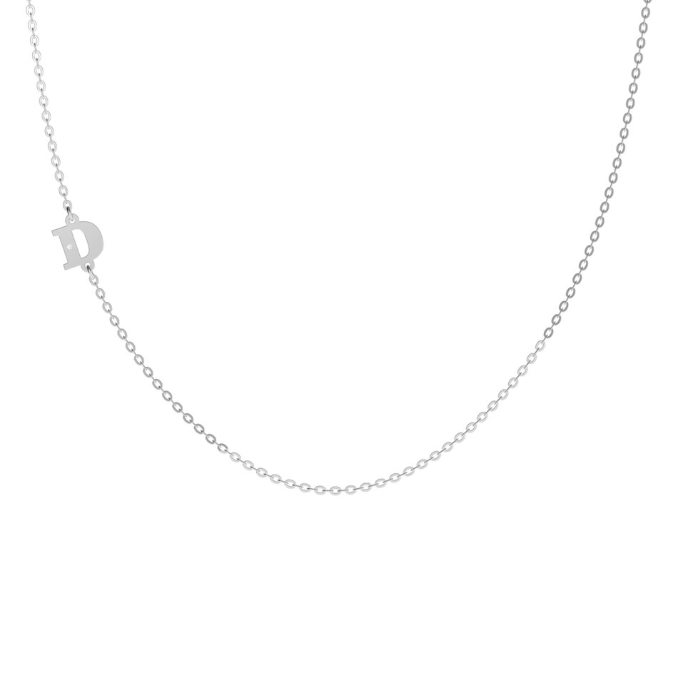 Diamond necklace Big Line D