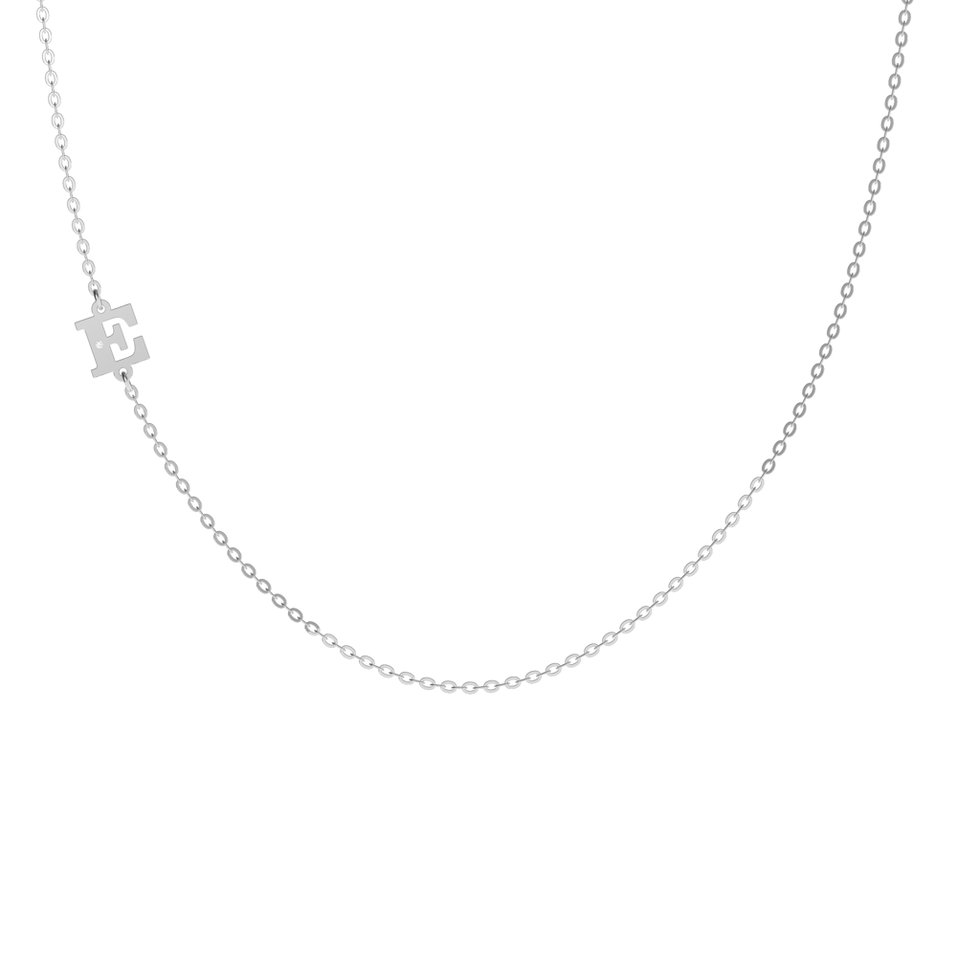 Diamond necklace Big Line E