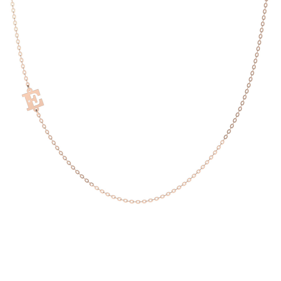 Diamond necklace Big Line E