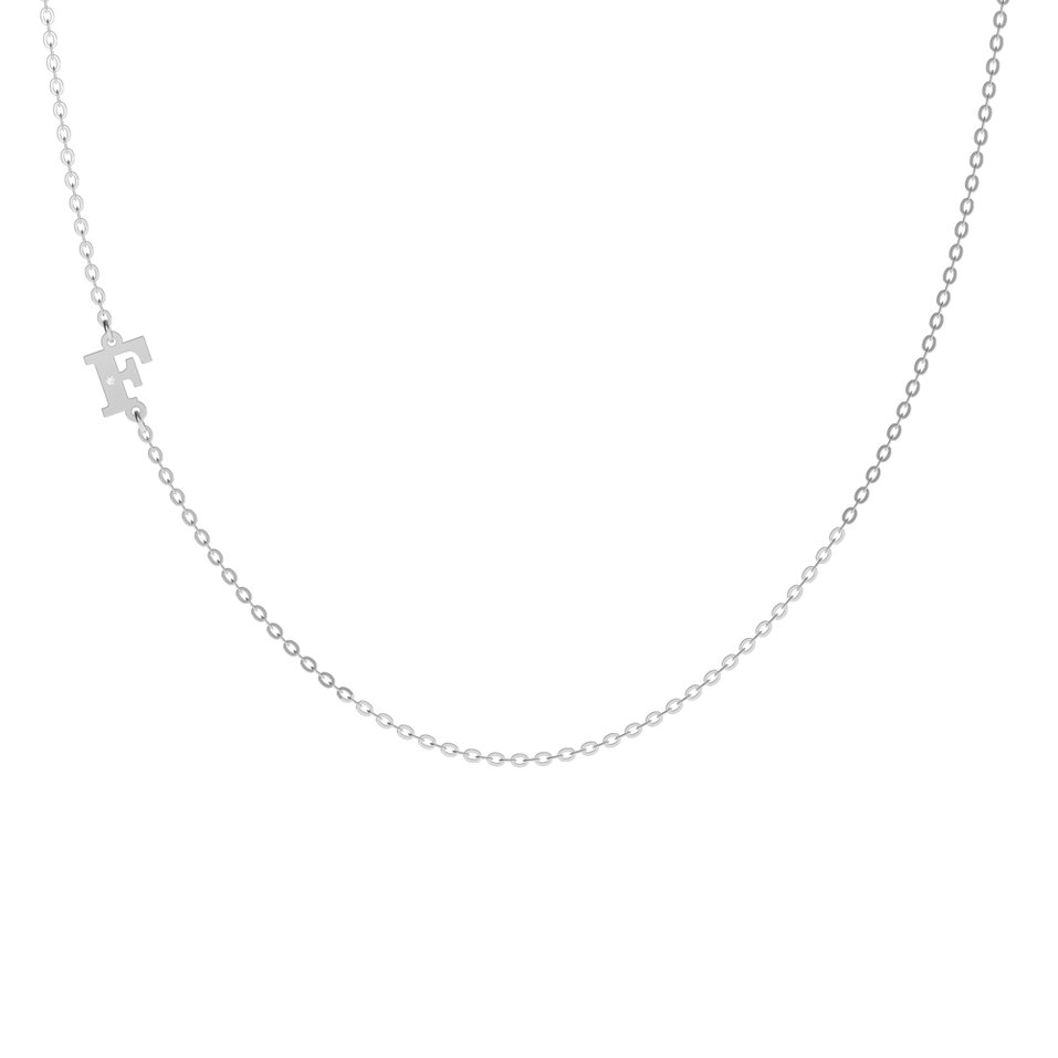 Diamond necklace Big Line F