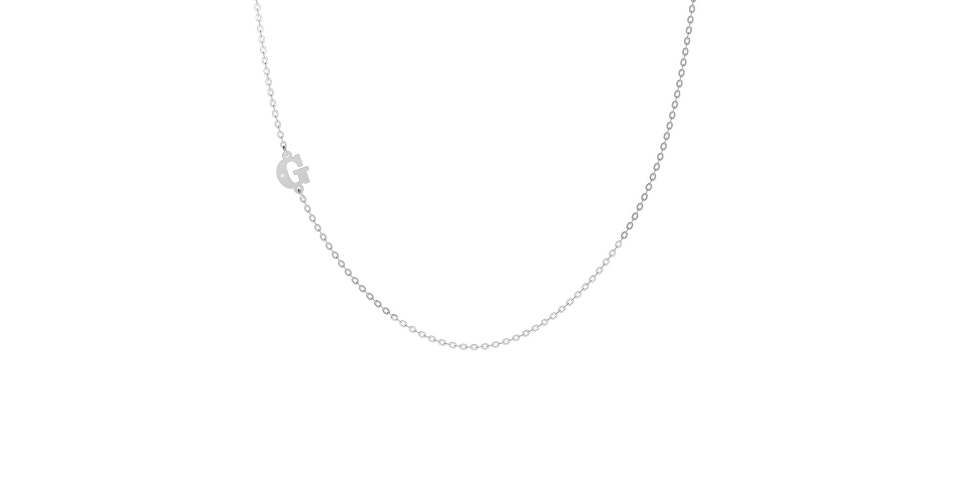 Diamond necklace Big Line G