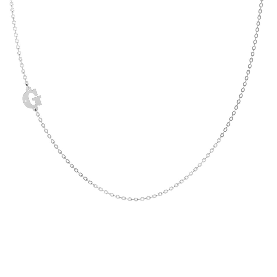 Diamond necklace Big Line G