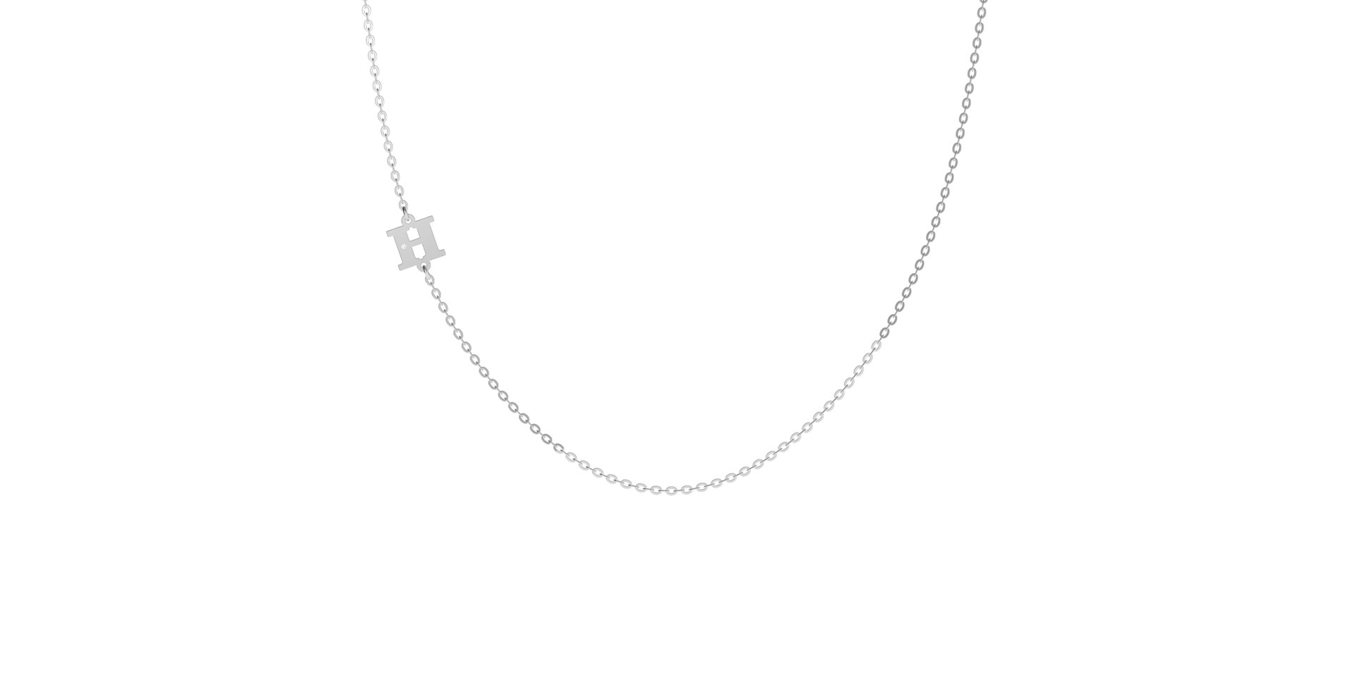 Diamond necklace Big Line H