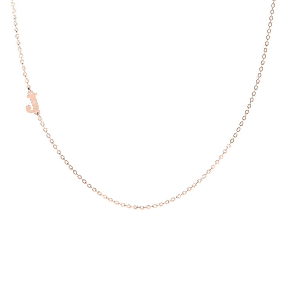 Diamond necklace Big Line J