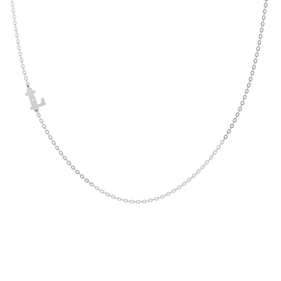 Diamond necklace Big Line L